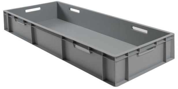 Přepravka ETAP 4022 šedá, OÚ, uzavřená